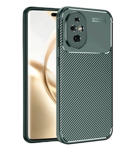 Pilelistore   Honor 200 Kılıf Auto Focus Karbon Kapak - Koyu Yeşil