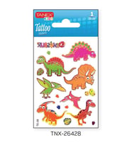Tanex 7,5x10,5mm Dinazor Mini Tatoo Etiket TNX-26428