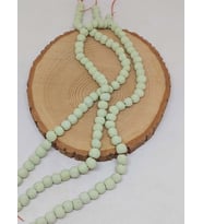 Yeşil Pigmentli Seramik Boncuk Dizi 8-9mm/30cm (54252)