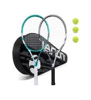 27inç Yetişkin Tenis Raketi "1 Adet" ve "3 Adet" Tenis Topu, Deluxe Tenis Çantası
