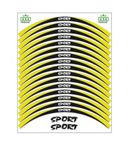 SARI SİYAH SPORT REFLEKTÖRLÜ JANT ŞERİDİ