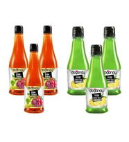 Doğanay  Limon Suyu 500 ml ve Üzüm Sirkesi 500 ml 6 li Karma Paket