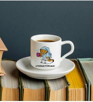 Uyanamıyorum! (Garfield) Tasarımlı Türk Kahvesi Fincanı