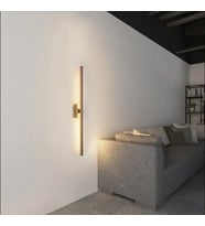 Duvara Yansımalı LED Aplik Gold Renk
