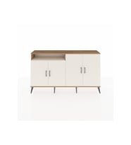 Arges Konsol 4 Raflı 4 Kapaklı 176x30x99 Çam-Aytaşı