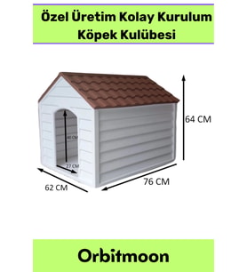 Özel Üretim Kolay Kurulum Portatif Demonte Taşınabilir Ev Bahçe Yazlık Evcil Hayvan Köpek Kulübesi