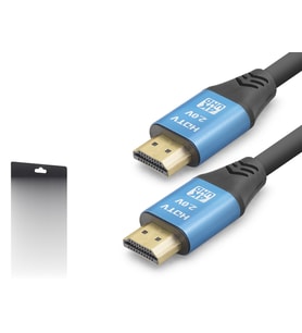 Hdmi 2.0 Kablo 4K Uhd 19+1 Od 8.0 Mm 3 M - Siyah Mavi ND4051