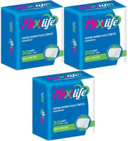 Flexi Life Kedi - Köpek - Evcil Hayvan Çiş Tuvalet Eğitim Pedi 60*90CM 90 Adet (3PK*30)