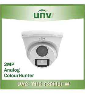 UNV 2MP DOME 28MM UAC-T112-F28-W IR ANALOG KAMERA COLOURHUNTER