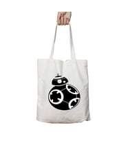 Serie Star Wars iki Tarafı Kalıcı Baskılı Yıkanabilir Okul Plaj Omuz Bez Çantası