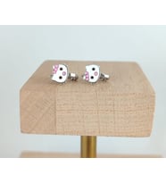 Hello Kitty Çocuk Küpe 925 Ayar Gümüş