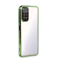 Xiaomi Redmi Note 11 Kılıf Razer Lensli Silikon - Yeşil