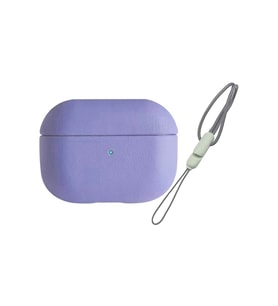 Pilelistore   Airpods 3 (3.nesil) 405 Deri Kılıf - Lila
