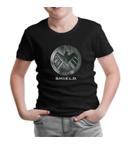 S.H.I.E.L.D Siyah Çocuk Tshirt