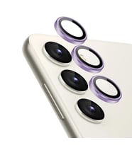 Microsonic Samsung Galaxy S24 FE Tekli Kamera Lens Koruma Camı Lila (Lila)
