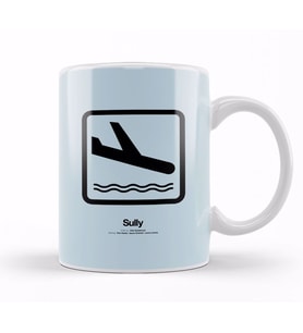 Sully Movie Silhouette Kupa Bardak Porselen