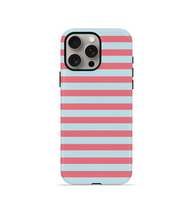 iPhone 15 Pro Max Vorian Çift Katmanlı Kılıf Candy Horizon Stripe