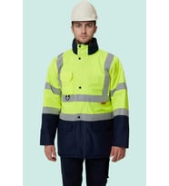 Kışlık İş Güvenliği Parkası Neon EN ISO 13688 20471 343 Linum