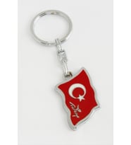 Ay Yıldız Metal Anahtarlık