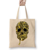 Caution Skull Bez Çanta Uzun Saplı
