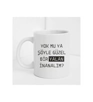 Duvar Yazılı Baskılı Kupa/bardak