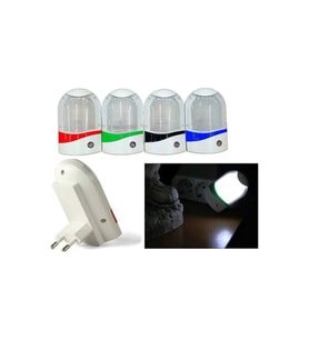 Sensörlü LED Gece Lambası, Tasarruflu ve Pratik Kullanım (Krem)