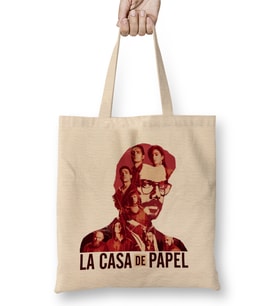 La Casa De Papel El Profesor Red Version Bez Çanta Uzun Saplı