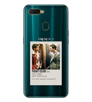 Oppo A5S/AX7/A12 Uyumlu Fight Club Minimalist Poster Desenli Şeffaf Telefon Kılıfı