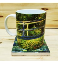 Claude Monet Set 8 - Kupa-Traverten Bardak Altlığı 1