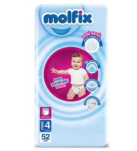 Molfix Külot Bez 4 Beden Süper Fırsat Paketi 52 Adet - Standart