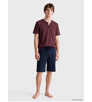 LC WAIKIKI Bordo Erkek Şortlu Pijama Takımı