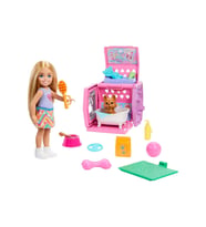 BARBIE CHELSEA KÖPEKÇİGİN TAŞIMA ÇANTASI OYUN SETİ JDF89