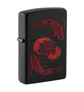 Zippo 218 Koi Design In Red Çakmak - 49922-127428