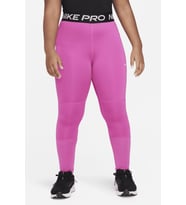 Nike Pro Genç Çocuk Kız Taytı Büyük Beden Pembe