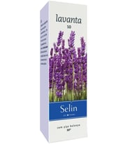 Selin Lavanta Parfümlü Kolonya 180ml. (Cam Şişe) (Y. Mor)