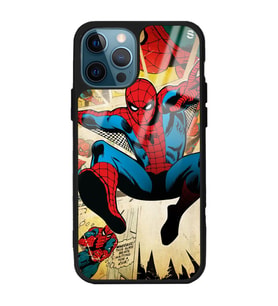 iPhone 13 Pro Spider-Man Örümcek Adam Tasarımlı Glossy Telefon Kılıfı