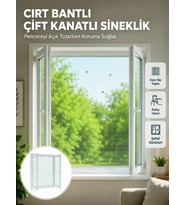 Pencere Ve Balkon İçin Çift Kanatlı Sinek Koruma Sinekliği
