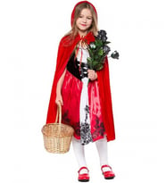 Kırmızı Başlıklı Kız Şapkalı Pelerin 90 cm (Karışık)