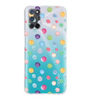PrintiFy Oppo A92 ile Uyumlu Water Color 6  Kamera Korumalı Şeffaf  Kılıf