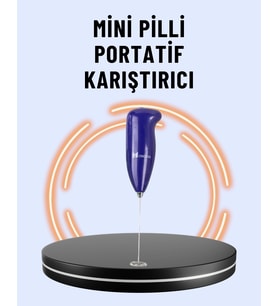Portatif Kahve Köpürtücü – Latte, Cappuccino, Milkshake Puding Yapıcı