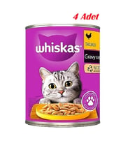 Whiskas  Konserve Mama 400gr Erıskın Tavuklu X4