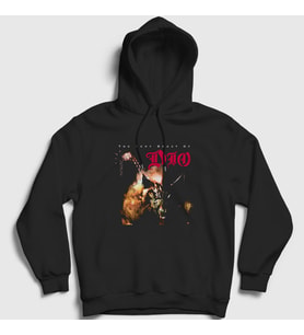 Presmono Unisex Siyah Beast Ronnie James Dio Kapüşonlu Sweatshirt 142920tt