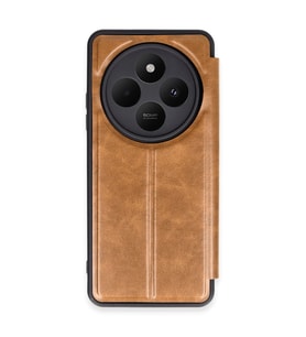 Xiaomi Redmi 14c Kılıf Flip Cover - Taba