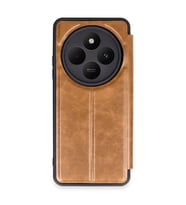 Xiaomi Redmi 14c Kılıf Flip Cover - Taba