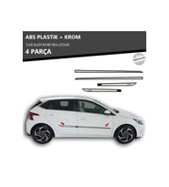 HYUNDAİ İ20 YAN KAPI KORUMA ÇITASI PLASTİK + KROM