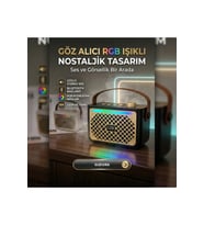 A69 RGB ( Renk Değiştiren Işıklı) Bluetooth Hoparlör