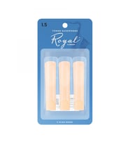 D'Addario RKB0315 Royal Tenor Saksafon Kamışı No: 1.5 (Başlangıç/Eğitim) - 3'lü Paket  Dosyalı (Filed) Kesim ve Esnek Cevap Kabiliyeti