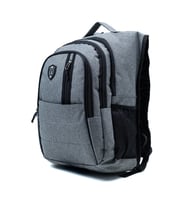 Çok Gözlü Ergonomik Sırt Çantası Su İtici Unisex Okul, Günlük ve Seyahat Çantası Gri