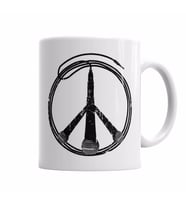 Müzik Barış Peace  Kupa Bardak Porselen