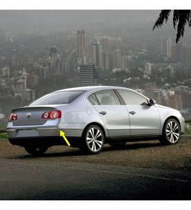 VW Passat B6 Sedan 2006-11 Sağ Arka Tampon Köşe Çıtası Krom 3C5807460A